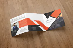 Corporate Square Trifold Brochure Product Image 2