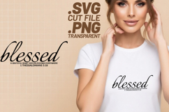 4x Christian Quotes Blessed Joy SVG Cut Files Trust God Product Image 3
