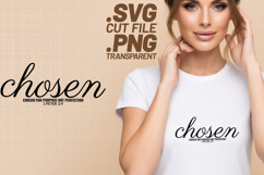 4x Christian Quotes Chosen Wisdom SVG Cut Files Hope Grace Product Image 3