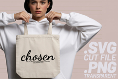 4x Christian Quotes Chosen Glory SVG Cut Files Peace Blessed Product Image 3