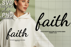 4x Christian Faith Blessed SVG Cut Files Peace Butterfly Product Image 3