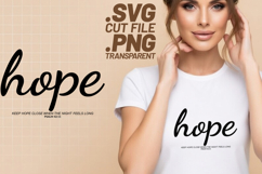 4x Christian Quotes Hope Peace SVG Cut Files God Is Good Product Image 3
