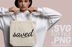 4x Christian Quotes Rejoice Saved SVG Cut Files Tee PNG DIY Product Image 3