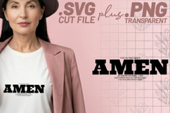 4x Christian Quotes Redeemed Amen SVG Cut Files Purpose Product Image 3