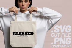 4x Christian Faith Blessed SVG Cut Files Jesus Mercy Quotes Product Image 3