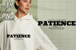 4x Religious Quotes Trust Patience SVG Cut Files Rest Holy Product Image 4