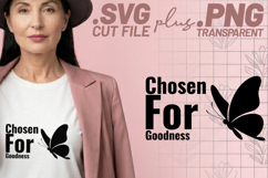 4x Christian Quotes Glory Chosen SVG Cut Files Grace Rested Product Image 5