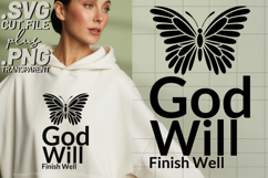 4x Christian Quotes Still Strength SVG Cut Files Cricut Product Image 3