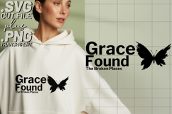 4x Christian Quotes Victory Grace Found SVG Cut Files Faith Product Image 3