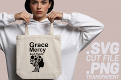 4x Christian Quotes Called Mercy SVG Cut Files Grace Peace Product Image 4