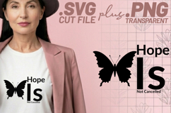 4x Christian Quotes Faith Hope SVG Cut Files Butterfly Step Product Image 3