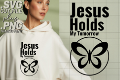 4x Religious Quotes Forgiven SVG Cut Files Praise Jesus Art Product Image 3