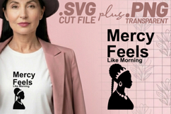 4x Christian Quotes Rest Mercy SVG Cut Files Trust Quietly Product Image 3