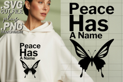 4x Christian Quotes Beloved Peace Name SVG Cut Files Crafts Product Image 3