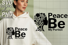 4x Christian Quotes Grace Faith SVG Cut Files Peace Brave Product Image 3