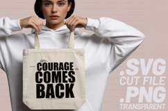 4x Inspirational Quotes Hope Courage SVG Cut Files Trust Won Product Image 3