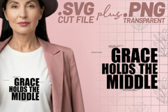 4x Christian Quotes Hope Grace SVG Cut Files Crosses Mercy Product Image 3