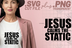 4x Christian Quotes Jesus Makes All SVG Cut Files DIY Faith Product Image 3
