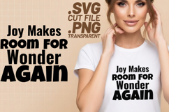 4x Inspirational Quotes Joy Steady SVG Cut Files Light Product Image 3