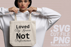 4x Inspirational Quotes Loved By Grace SVG Cut Files Revive Product Image 3