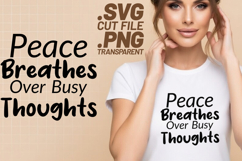 4x Christian Jesus Prayer Joy SVG Cut Files Peace Quotes Product Image 3