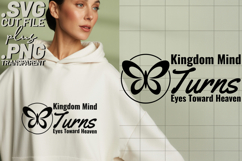 4x Christian Quotes Blessed Mode SVG Cut Files Rest Faith Product Image 3