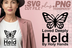 4x Christian Quotes Holy Mode Loved Deeply SVG Cut Files Product Image 3