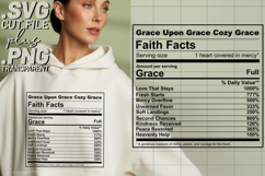 4x Christian Quotes Peace Wins SVG Cut Files Grace Facts Product Image 3