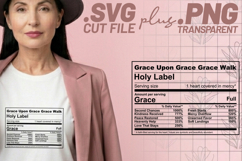 4x Christian Quotes Mercy Wins SVG Cut Files Daily Bread Product Image 3