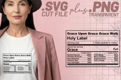 4x Christian Quotes Mercy Wins SVG Cut Files Daily Bread Product Image 3