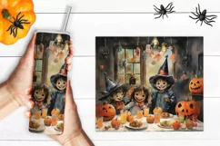 Halloween tumbler wrap designs |Tumbler png| Kids Halloween Product Image 3