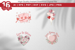Cute Valentine Love SVG Bundle Product Image 3