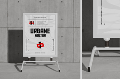 Advertising Metal Sidewalk Sign Mockup Product Image 2