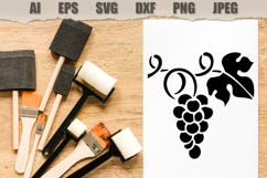 Stencil Grape Cluster Product Image 2
