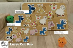Montessori Animal Toy Puzzles for Kids Ages 1-2-3-4-5 Product Image 1