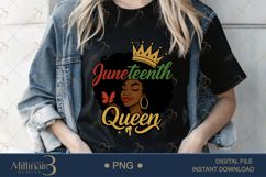 Juneteenth Queen PNG Empowering PNG Powerful Clipart for Shi Product Image 2
