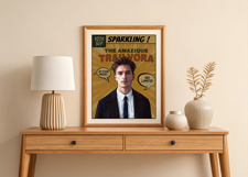 Retro Comic Book Style Portrait Art Product Image 4