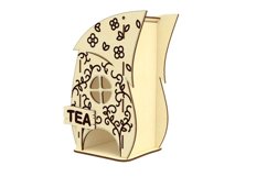 Tea House - laser cut file, SVG DXF plan for laser machine Product Image 3