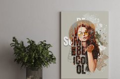 Typography portrait effect template Product Image 6