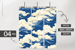 Abstract Clouds Digital Papers - 04 Variations Product Image 2