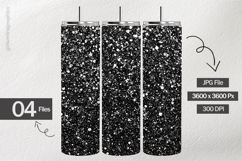 Black Glitter Digital Papers - 04 Variations Product Image 2