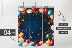 Ballon Frame Digital Papers - 04 Variation Product Image 2