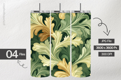Abstract Leaves Digital Papers - 04 Variations Product Image 2