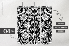 Black White Digital Papers - 04 Variations Product Image 2