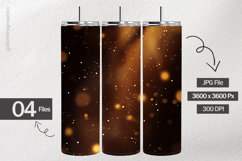 Brown Bokeh Digital Papers - 04 Variations Product Image 2