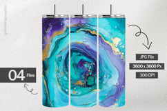 Alcohol Ink Digital Papers - 04 Variations Product Image 2
