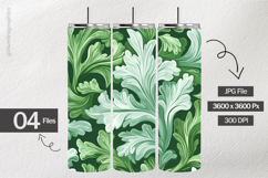 Abstract Leaves Digital Papers - 04 Variations Product Image 2
