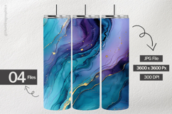 Alcohol Ink Digital Papers - 04 Variations Product Image 2