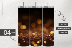 Brown Bokeh Digital Papers - 04 Variations Product Image 2