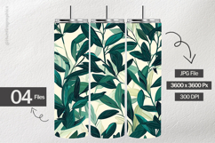 Botanical Leaves Digital Papers - 04 Variations Product Image 2